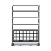 41-154-1ESD MODULAR SOLUTIONS TIE PLATE 135MM X 135MM<BR>ANGLED WITH ESD HARDWARE CONNECT PROFILE AT RIGHT ANGLE